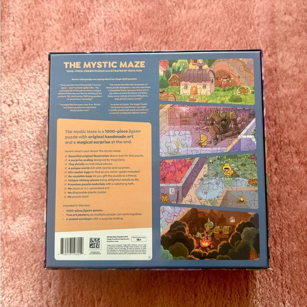 Magic Puzzle Company The Mystic Maze Jigsaw Puzzle - 1000 Pieces - Picture 4 of 4